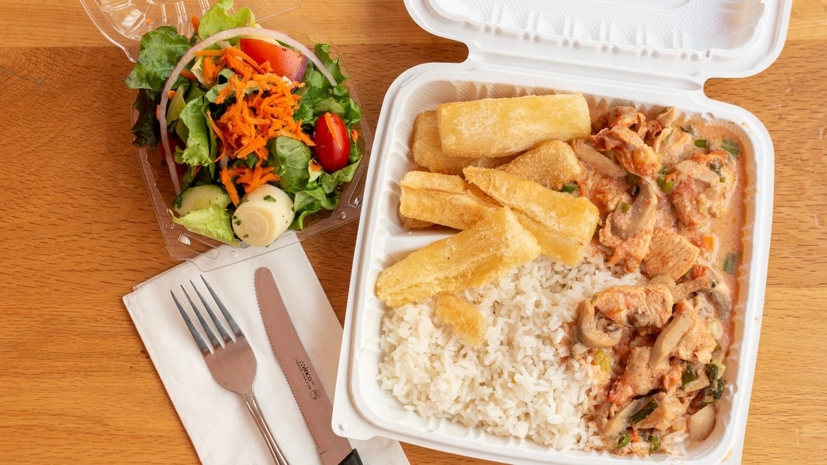 Chicken Stroganoff Platter